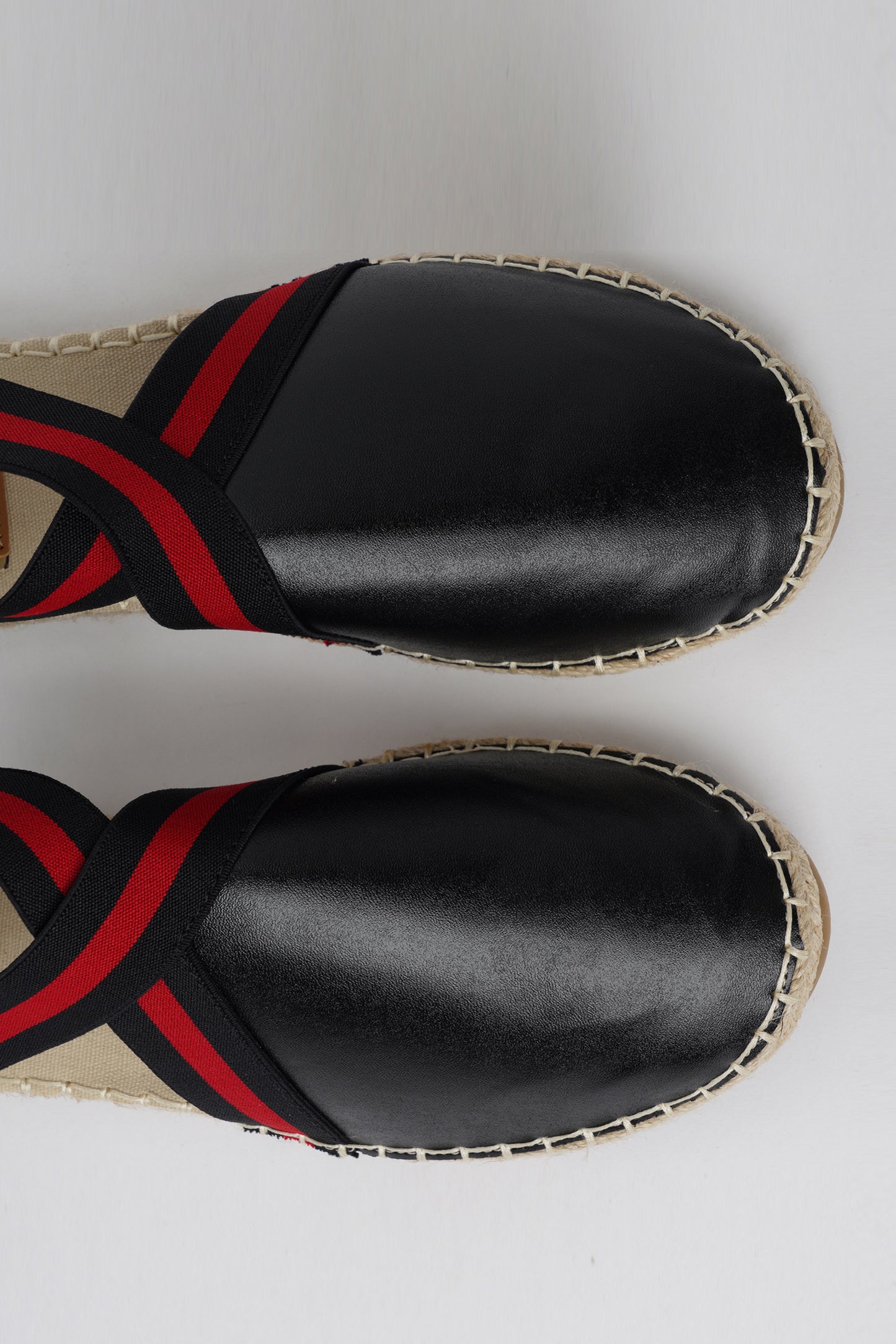 Jove Women's Black Patent Flat with Front Cross Strap
