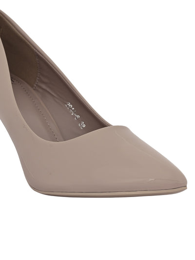 Jove Women's Pointed Toe Pumps Taupe