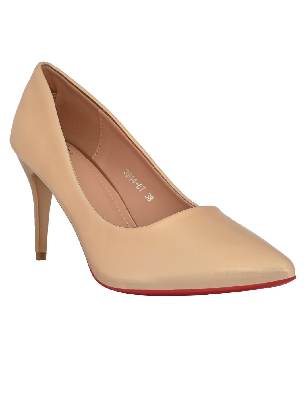 Jove Women's Pointed Toe Pumps Champagne