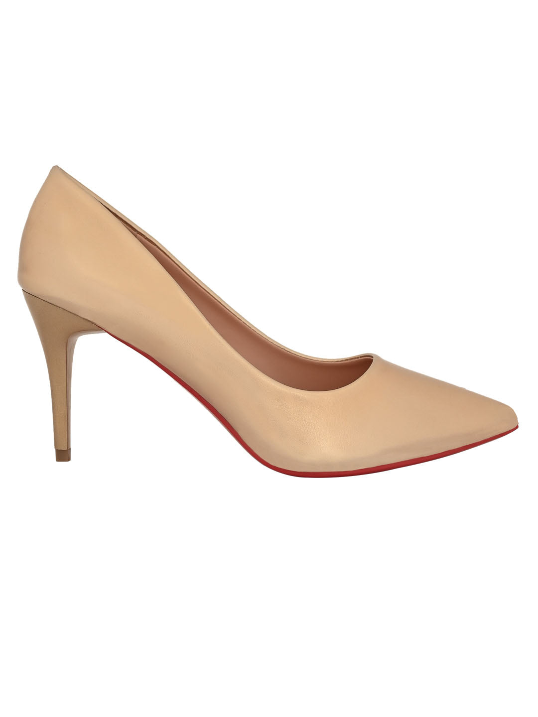 Jove Women's Pointed Toe Pumps Champagne