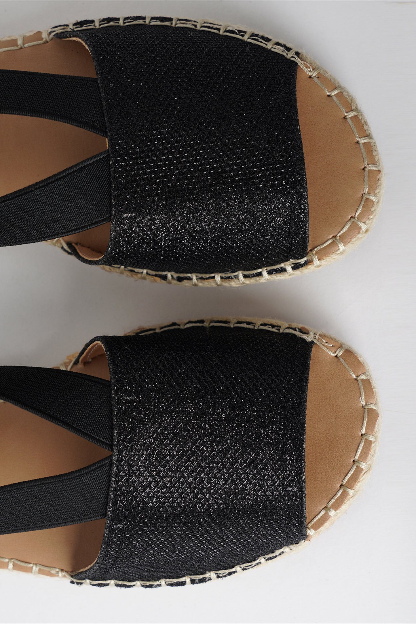 Jove Women's Casual Espadrille Black