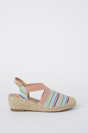 Jove Striped Espadrille Shoe