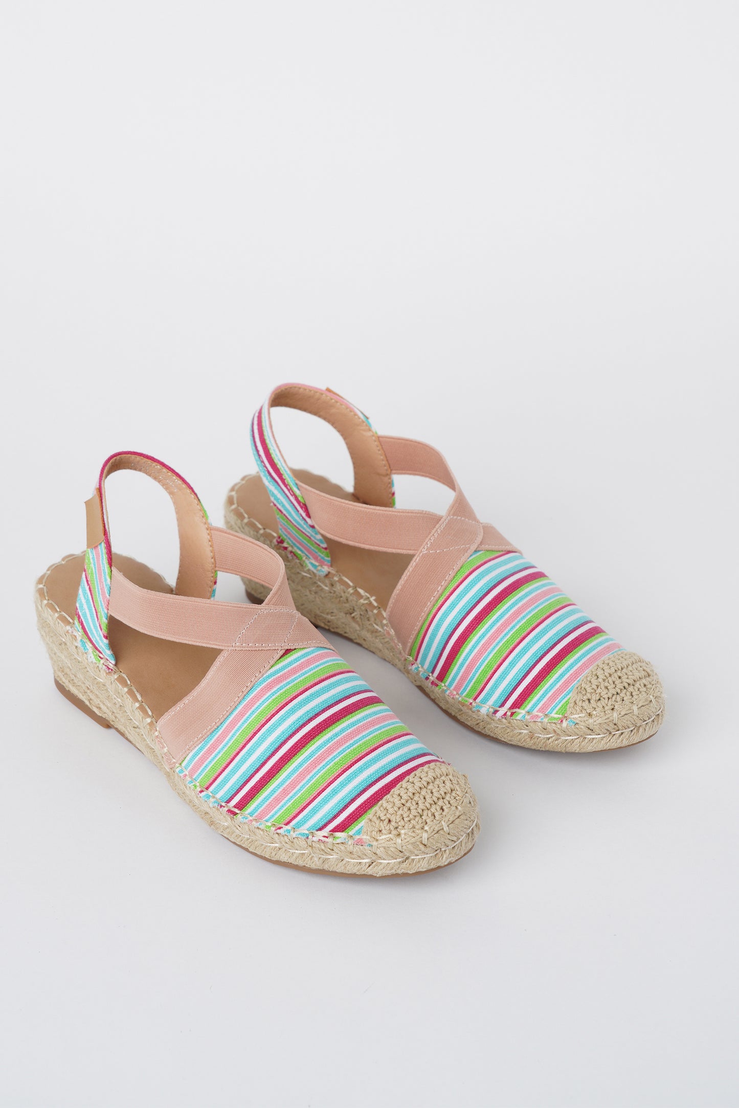 Jove Striped Espadrille Shoe