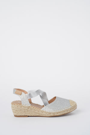 Jove Silver Espadrille