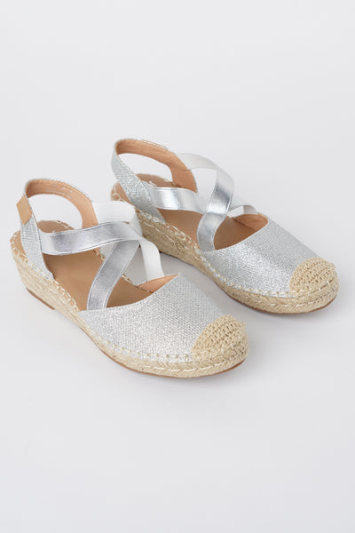 Jove Silver Espadrille