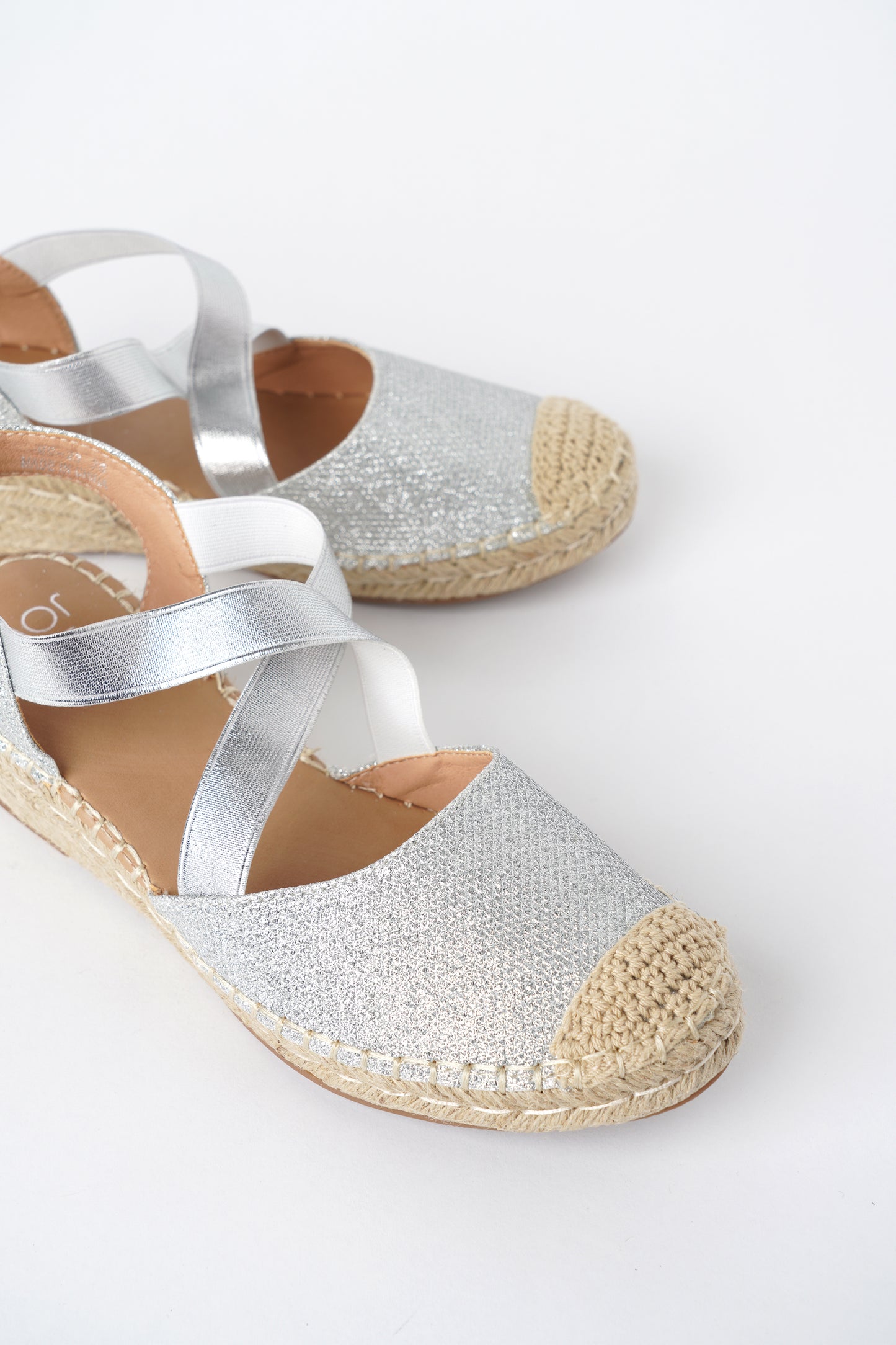 Jove Silver Espadrille