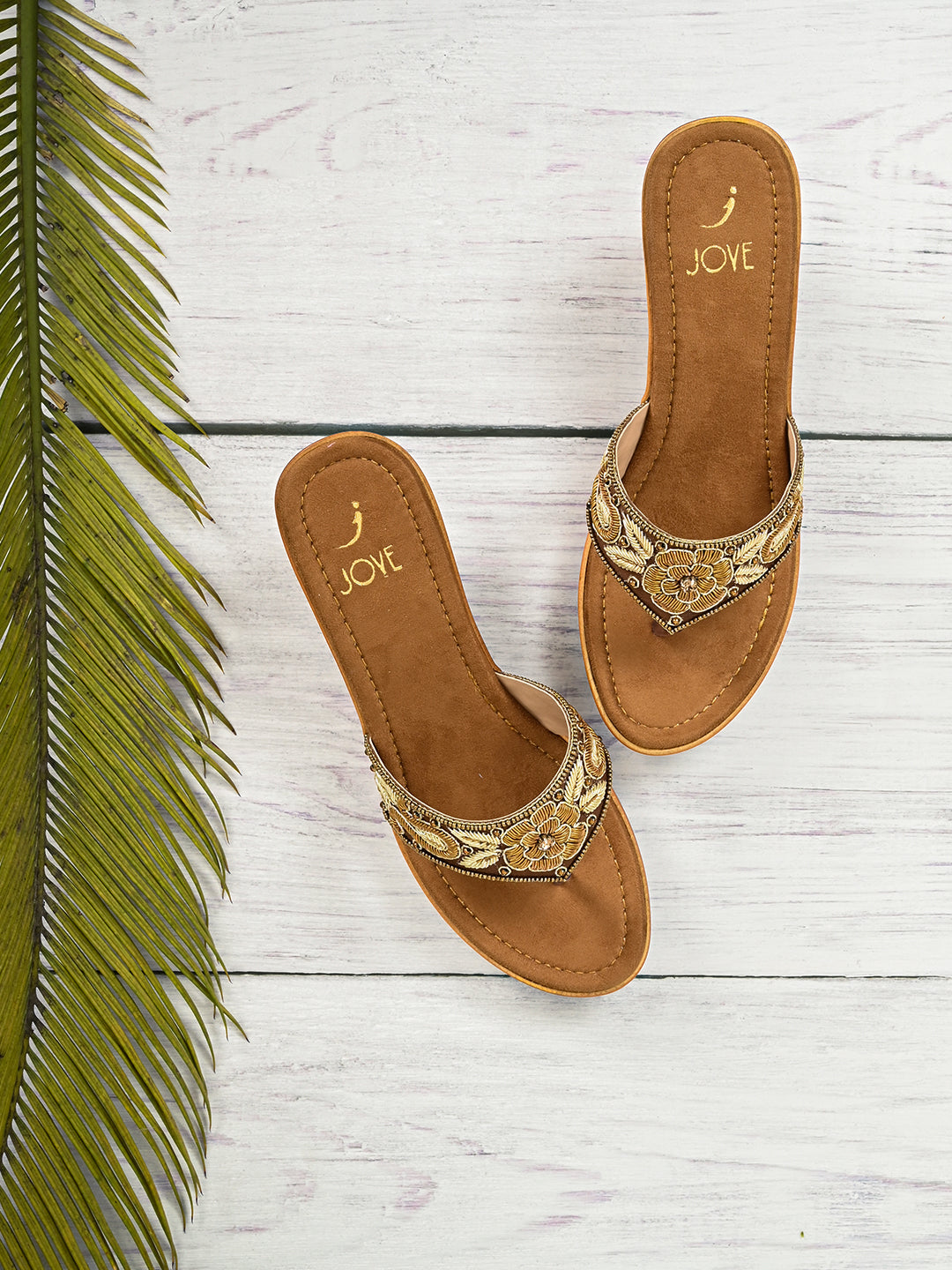 Jove Women's Wedge Sandals Gold