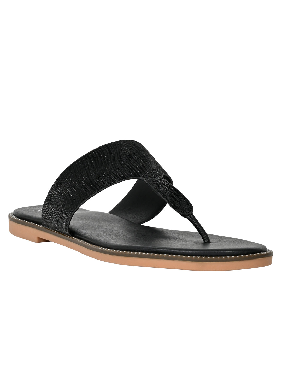 Jove Women's Flat Sandals Black