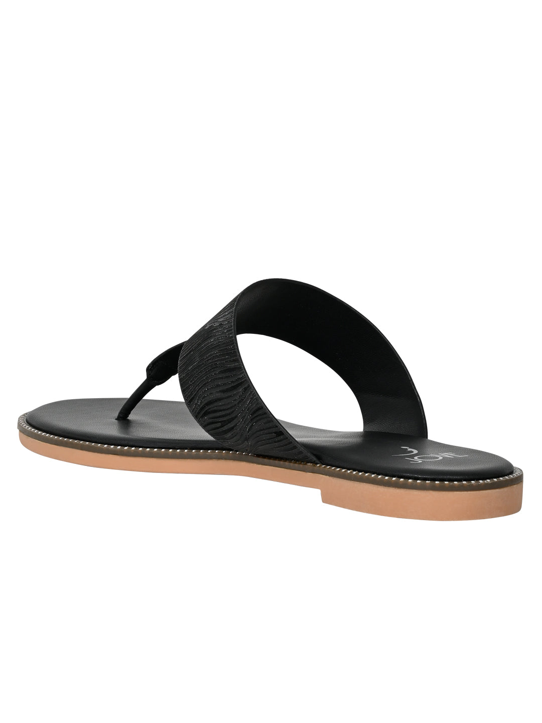 Jove Women's Flat Sandals Black