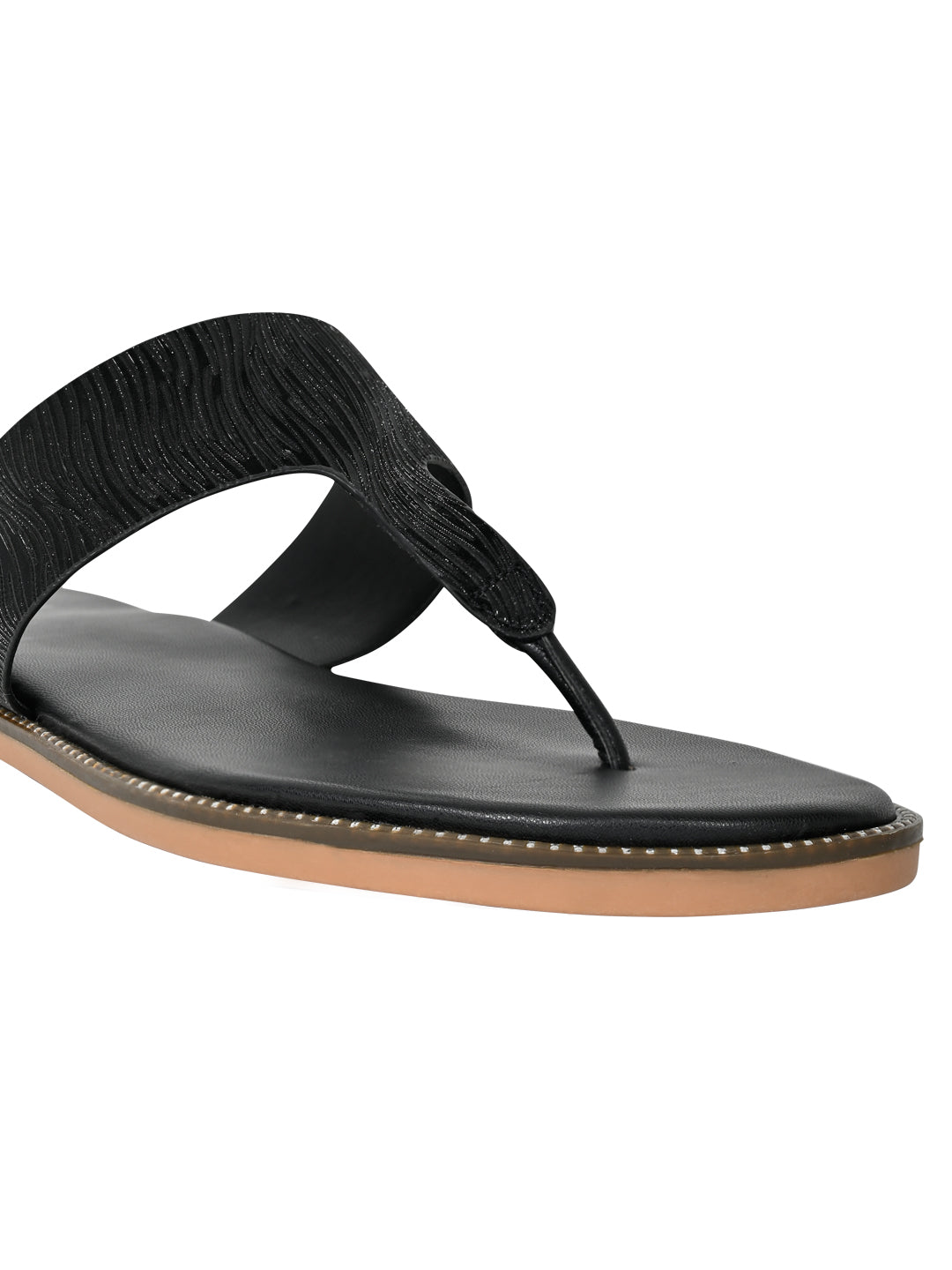 Jove Women's Flat Sandals Black