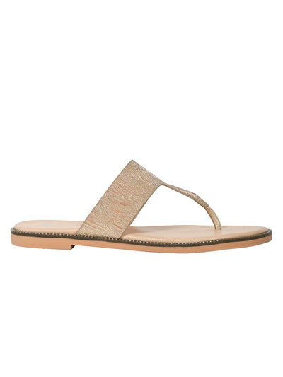 Jove Women's Flat Sandals Gold