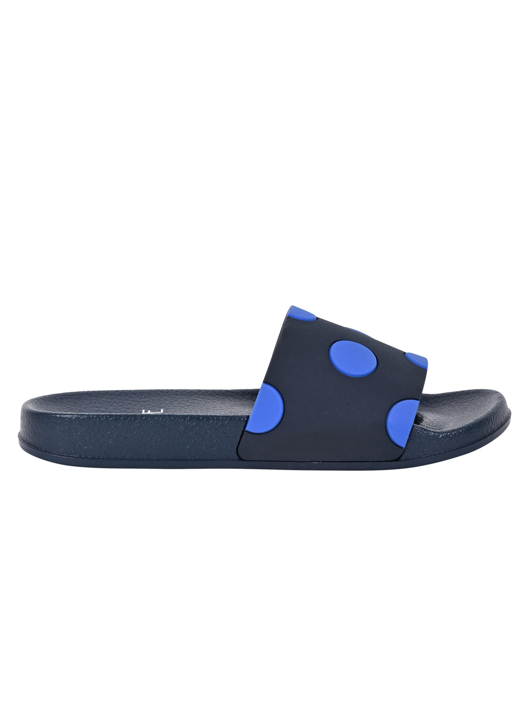 Jove Women's Blue Polkadot Sandals