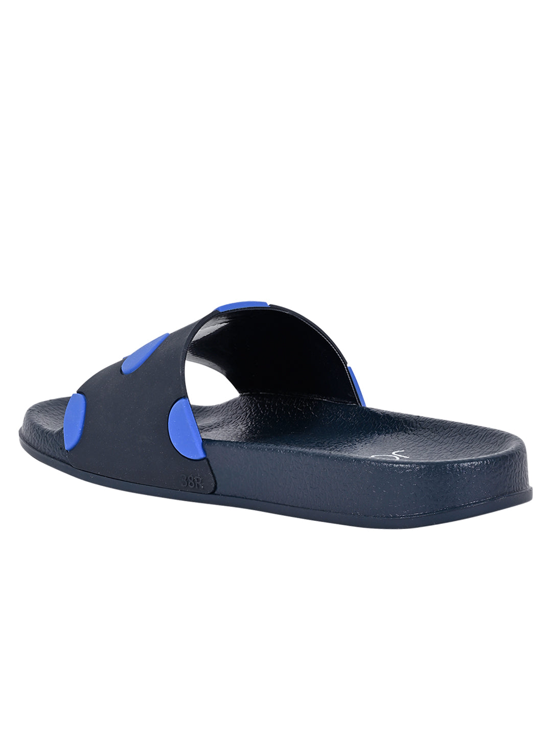 Jove Women's Blue Polkadot Sandals