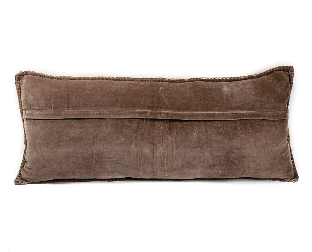 In-Sattva Golden Symmetrical Shiny Cushion Cover and Pillow 14 X 30