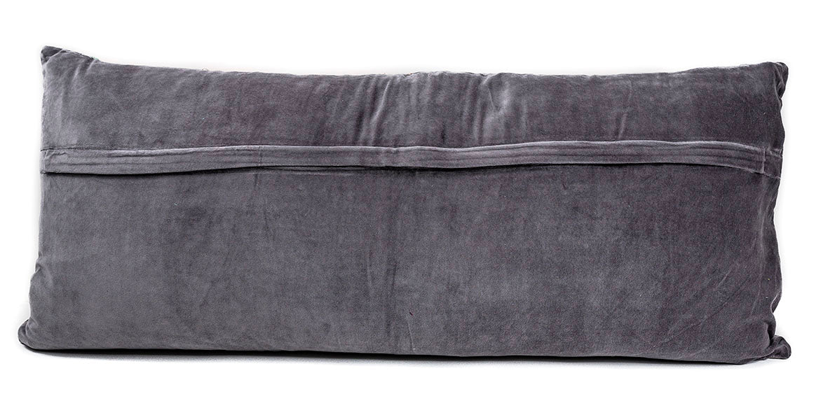 In-Sattva Multi-color Contemporary Embroidered Cushion Cover and Pillow 14 X 30