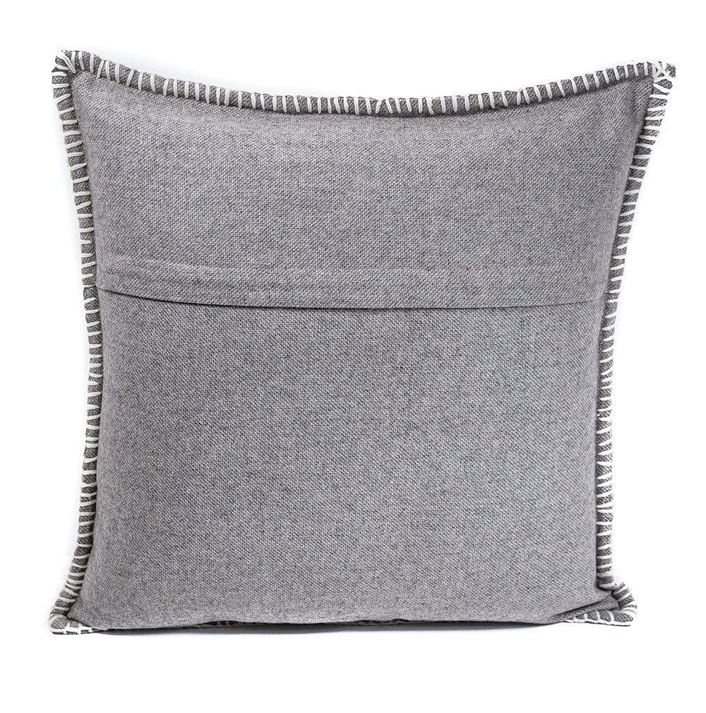 In-Sattva Brown White Diamond Cushion Cover and Pillow 20 X 20