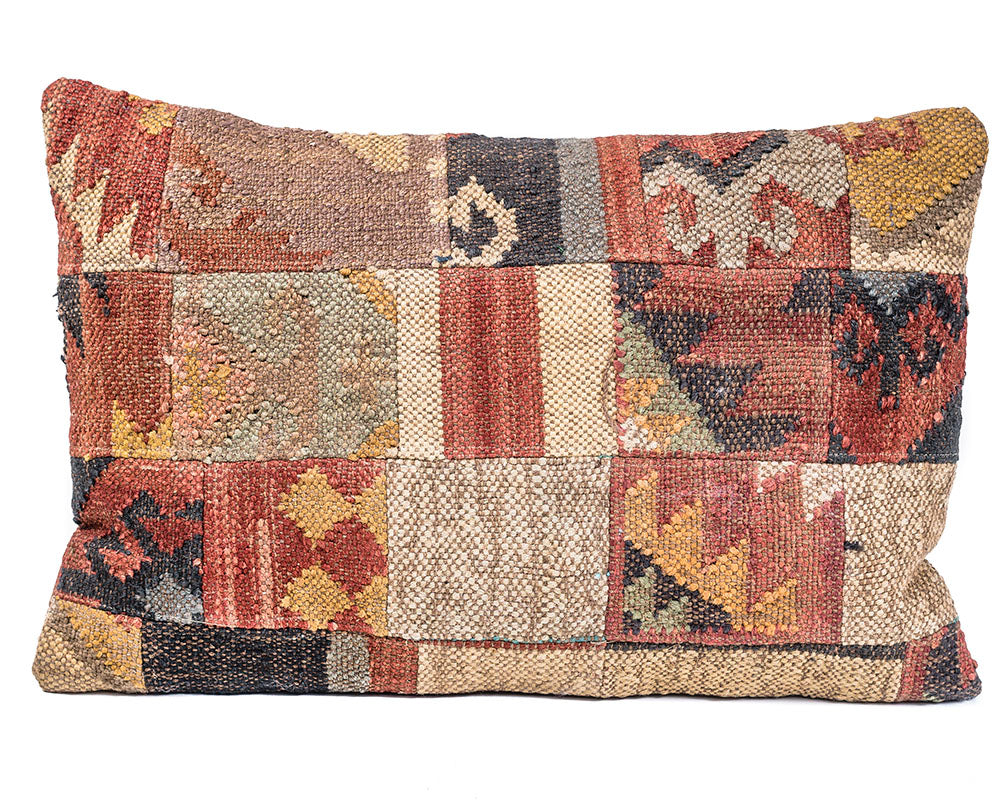 In-Sattva Patchwork Canvas Cushion Cover and Pillow