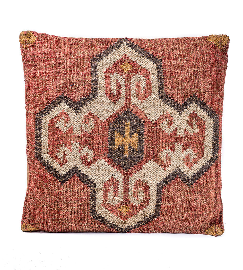 In-Sattva Center Patchwork Canvas Cushion Cover and Pillow