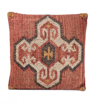 In-Sattva Center Patchwork Canvas Cushion Cover and Pillow