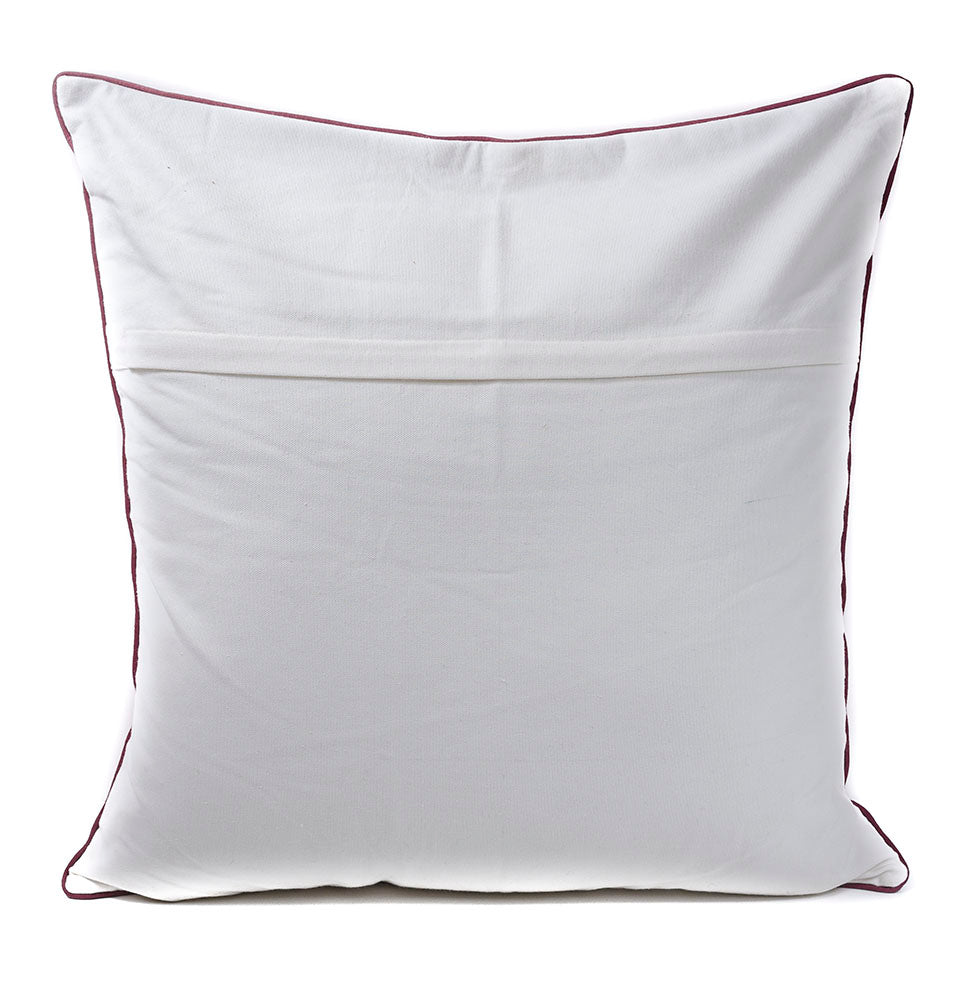 Rangeene Red White Pinstripe Cushion Cover and Pillow 24 X 24