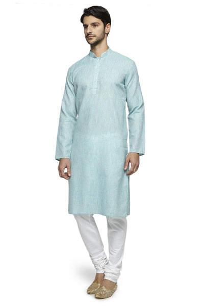 Men's blue kurta pajama set