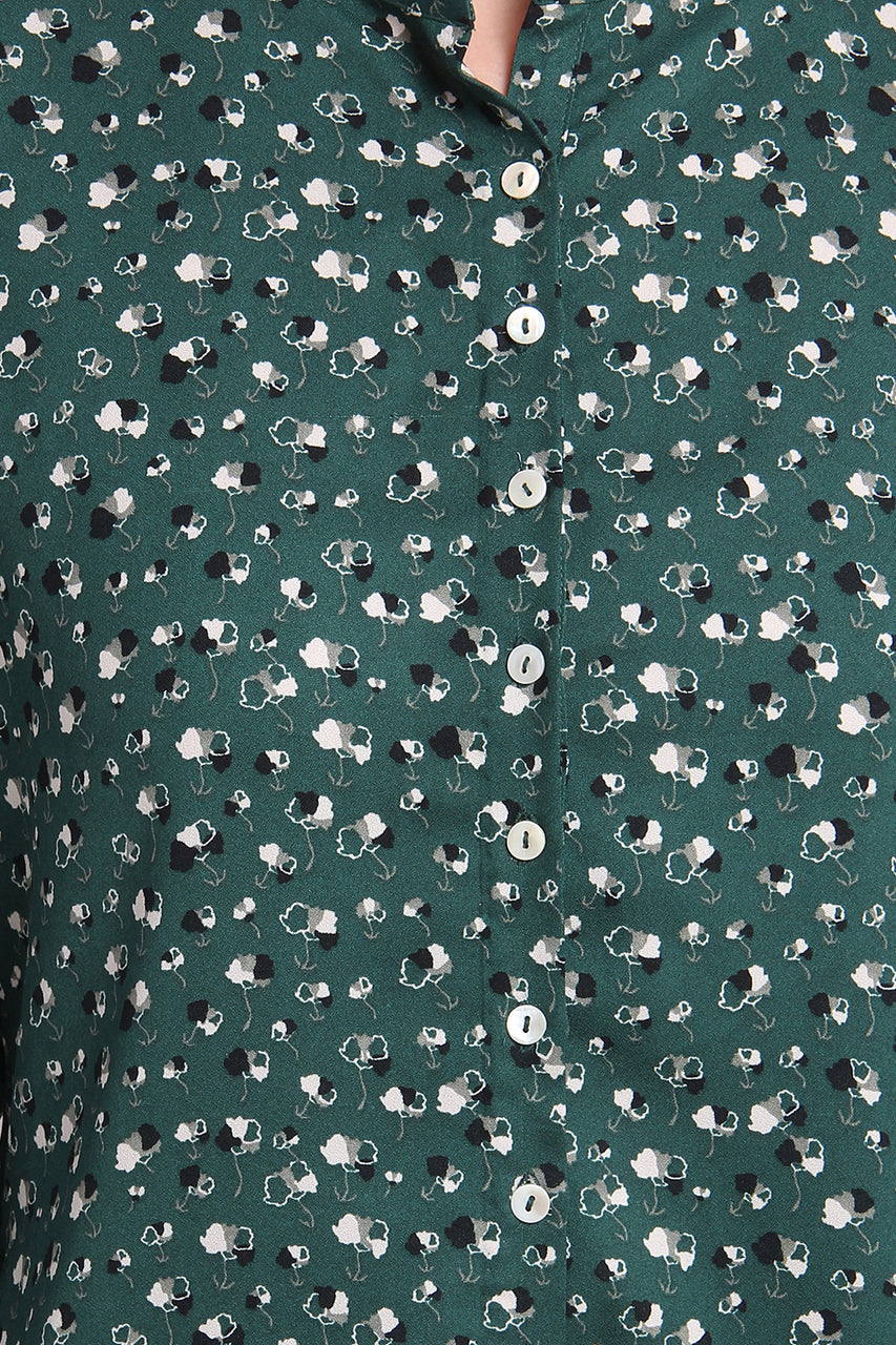 Garden -print - Cotton Exclusive In-Sattva Kurta Tunic - Garment details |  In-Sattva