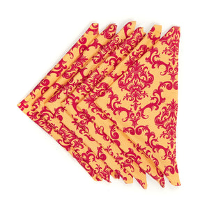 In-Sattva Home Autumn Print 100% Cotton Soft Touch Feel Table Napkin Set