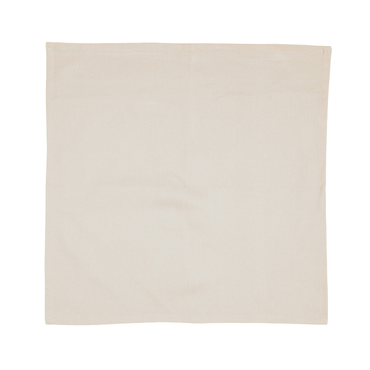 Rangeene Home 100% Pure Cotton Solid Color Soft Touch Feel Table Napkin Set Cream