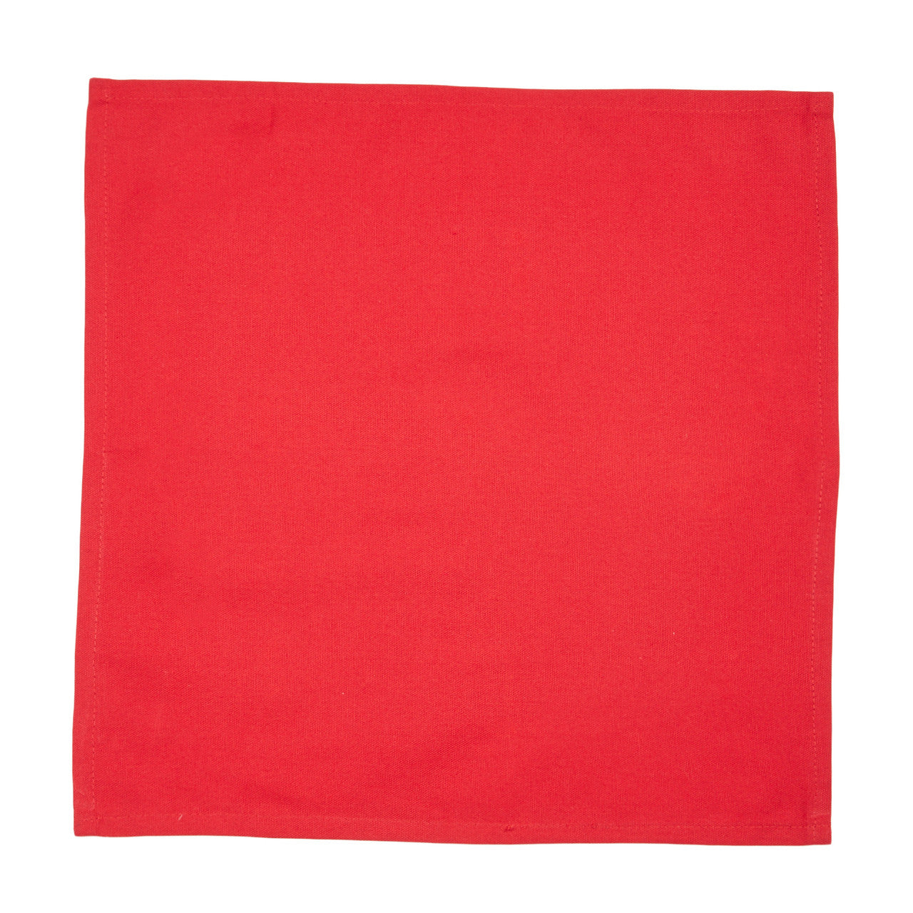 In-Sattva Home 100% Pure Cotton Solid Color Soft Touch Feel Table Napkin Set Red