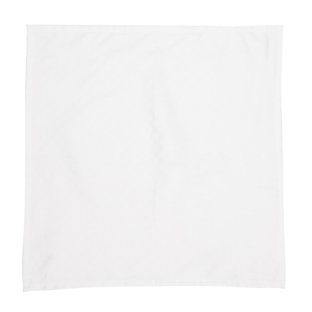 In-Sattva Home 100% Cotton Pure White Checkered Soft Touch Table Napkin Set
