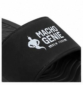 Macho Genie Men’s Black Slide Slippers