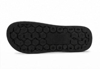 Macho Genie Men’s Black Flip Flops