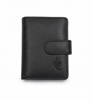 Macho Genie Urban Wrap RFID Leather Card Wallet – Black