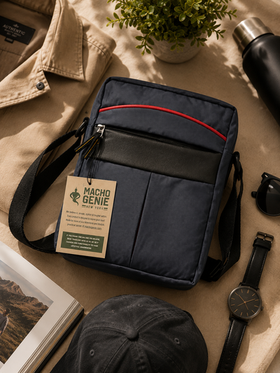Macho Genie UrbanEdge Crossbody Messenger Bag