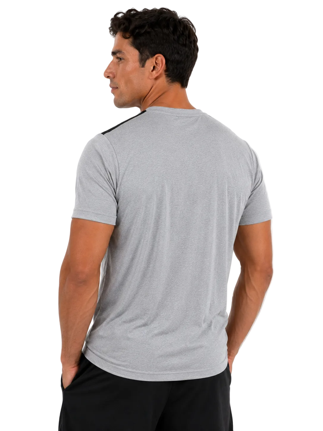 Macho Genie - Men's Performance Active T-Shirt - Charcoal Gray