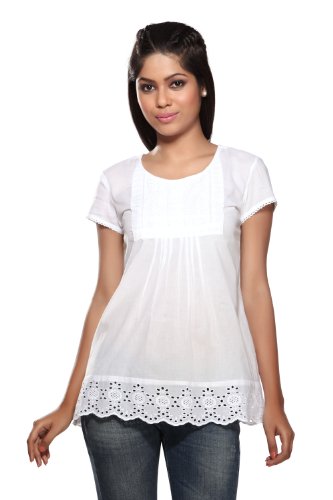 In-Sattva Women's Classic Tunic Top, front view