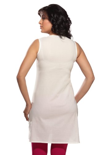 In-Sattva Women's Cotton Kurta featuring embroidery and mix & match design, product photo 2