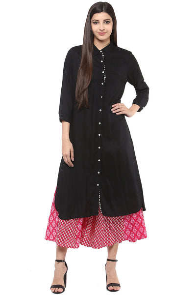 In-Sattva Women's Pure Cotton Kurta Dress, product photograph 2