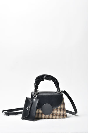 Jove Women's Houndstooth Crossbody