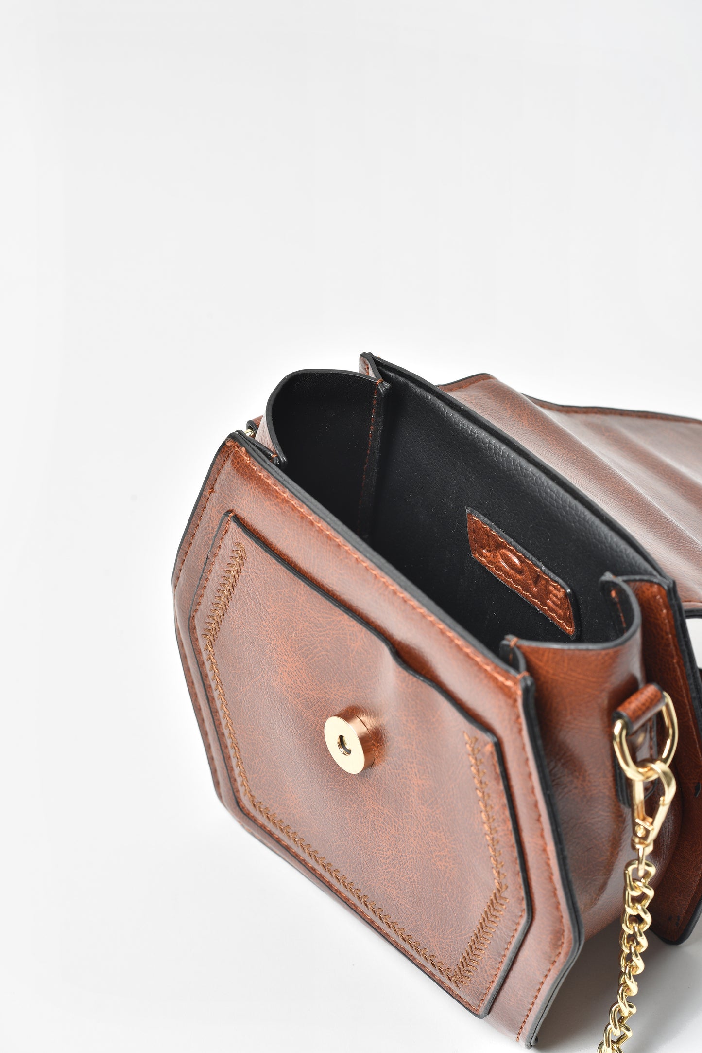 Jove Women's Brown Leather Crossbody