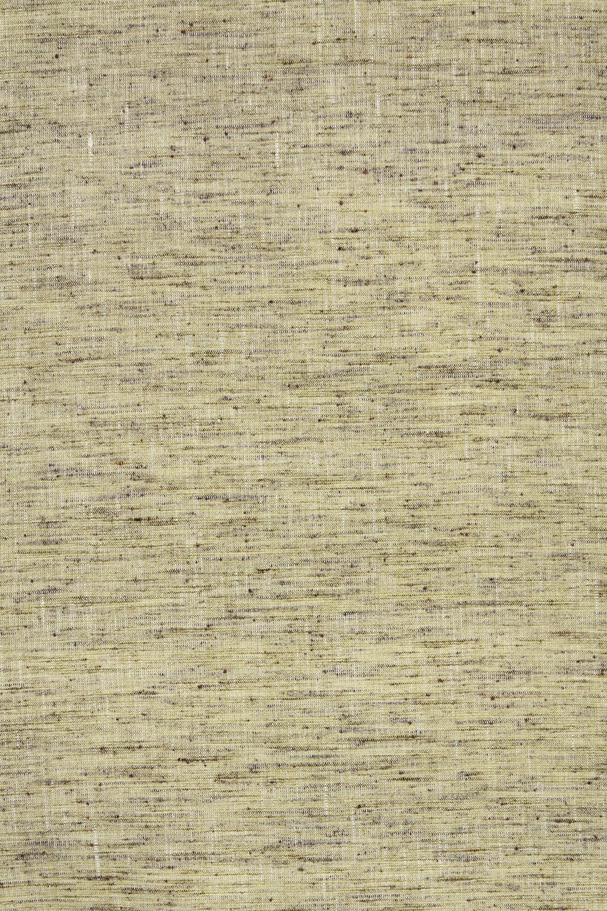 Men's olive green knee-length kurta, close-up detail.