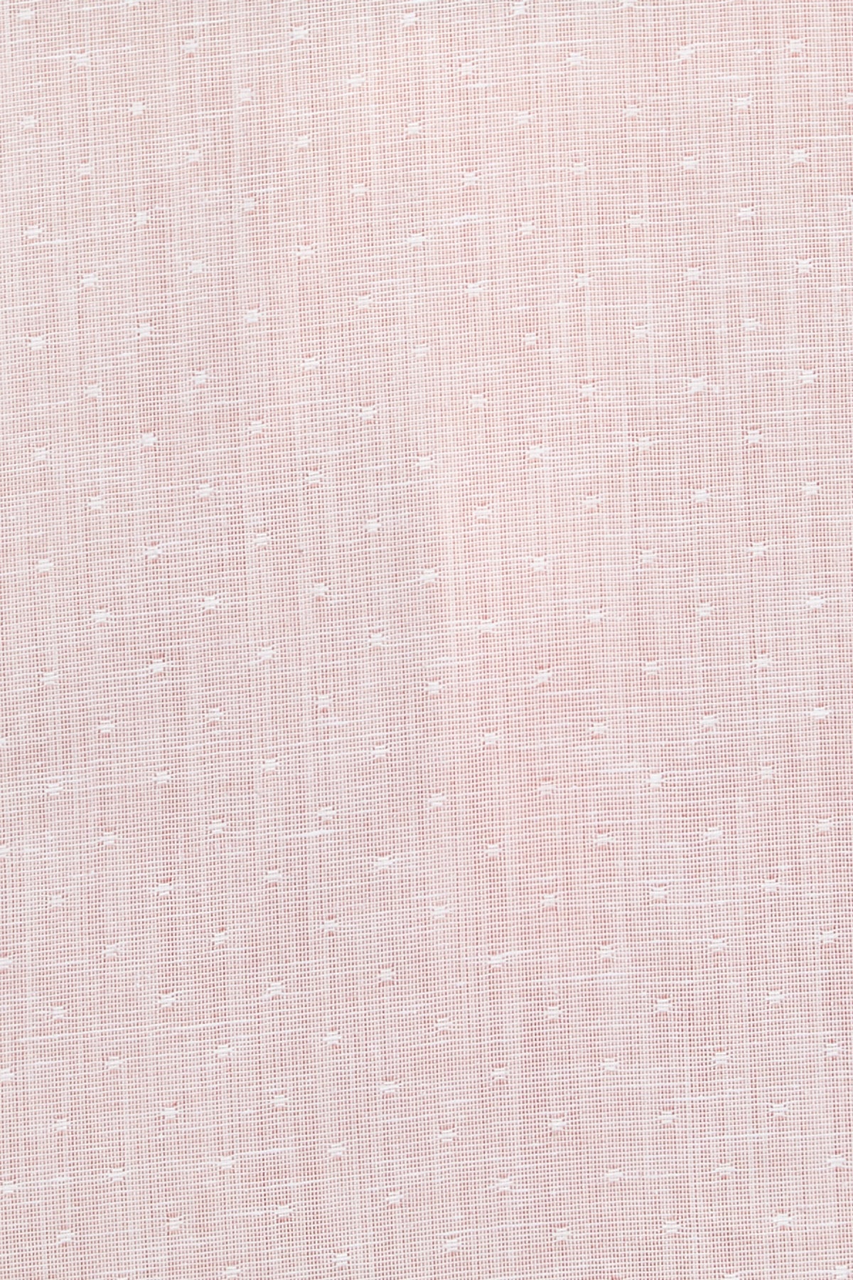 Men's peach embroidered knee-length kurta, close-up detail.