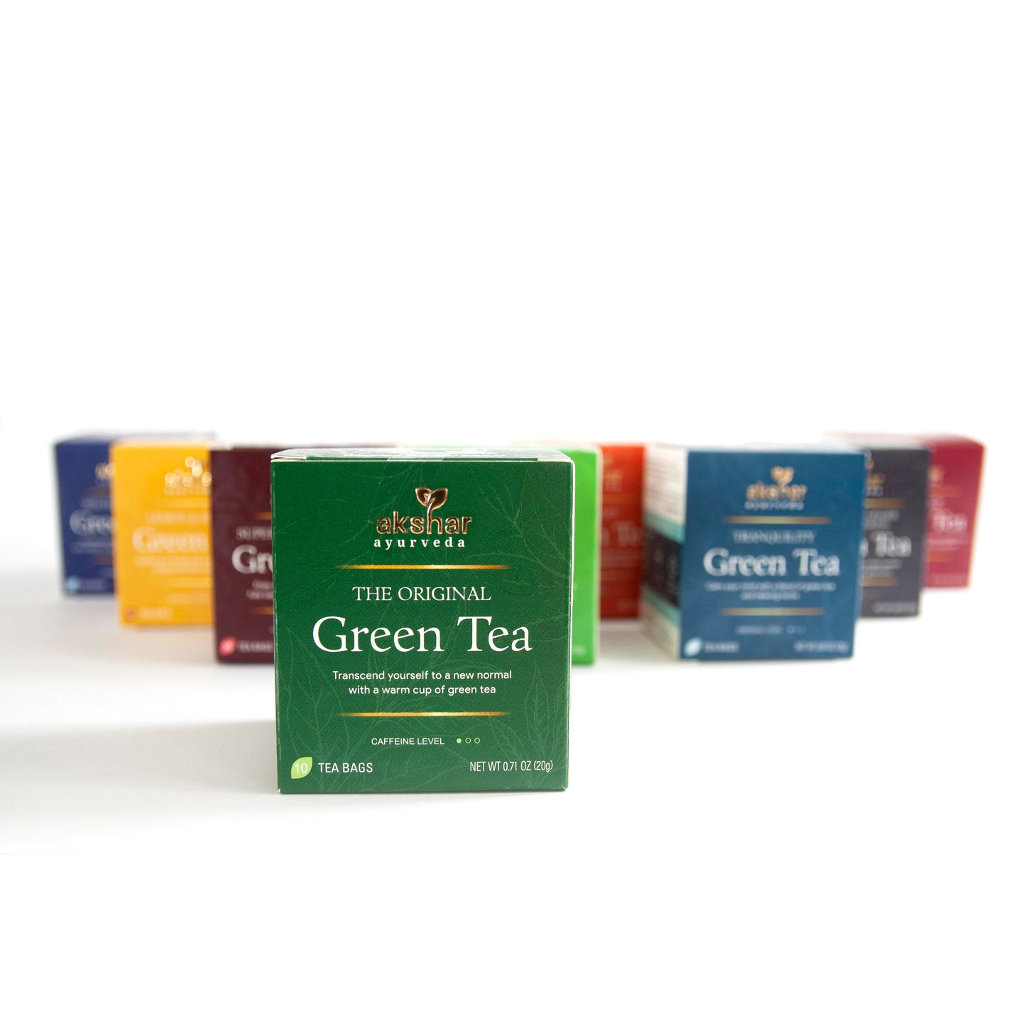 Akshar Ayurveda Original Herbal Tea, 10 tea bags featured in the assorted herbal tea collection