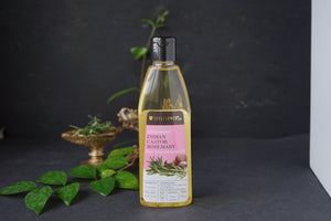 Soulflower Castor and Rosemary Hair Growth Oil product lifestyle image