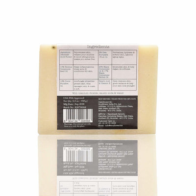 Soulflower Jasmine Coconut Handmade Soap, pack of 2 ingredients label and usage directions