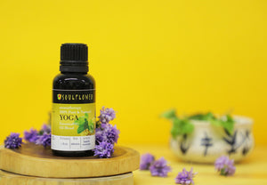 Soulflower Yoga Aromatherapy Essential Oil Blend product lifestyle image
