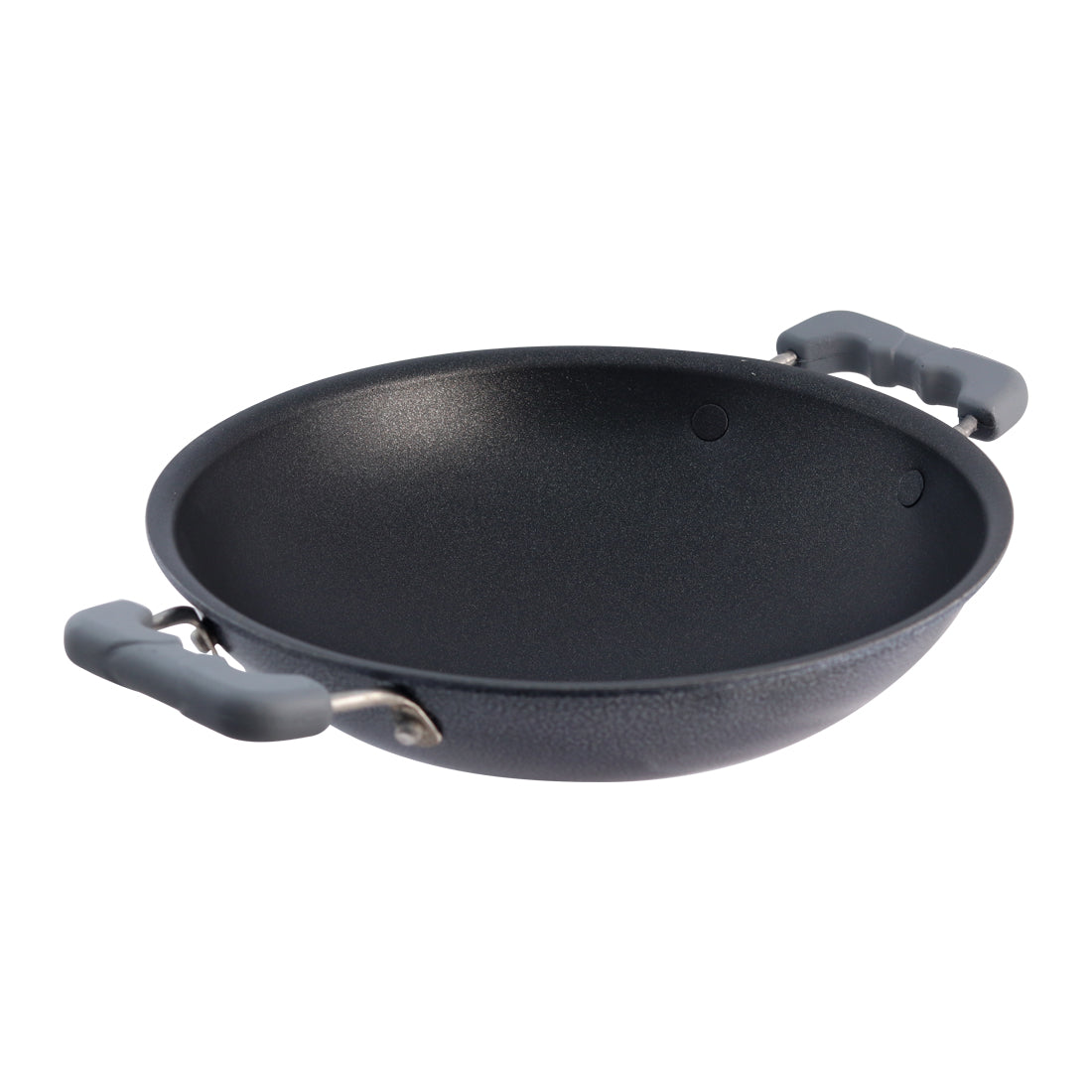 Wonderchef Non-Stick Aluminum Appachetty with Stainless Steel Lid For Appam and Crepes, 22cm, Black, alternate product view 6