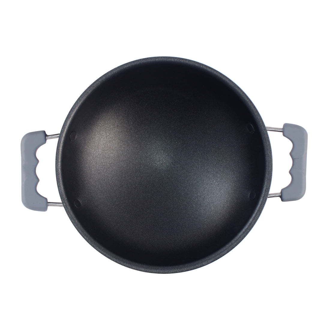 Wonderchef Non-Stick Aluminum Appachetty with Stainless Steel Lid For Appam and Crepes, 22cm, Black, alternate product view 7
