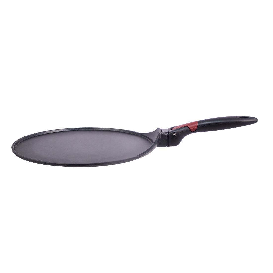 Wonderchef Click Non-Stick, PFOA-Free Aluminum Detachable Handle Dosa Tawa Crepe Pan, 30cm, Black, alternate product view 3
