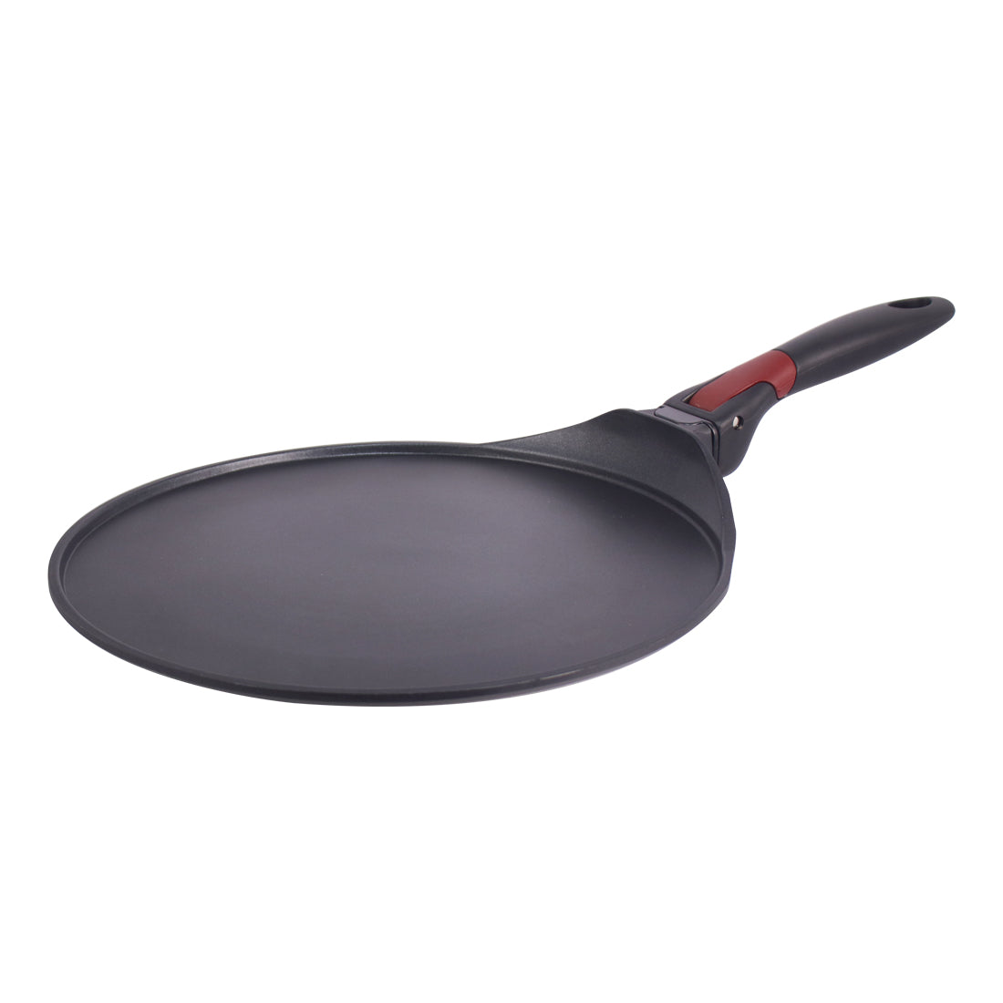 Wonderchef Click Non-Stick, PFOA-Free Aluminum Detachable Handle Dosa Tawa Crepe Pan, 30cm, Black, alternate product view 5